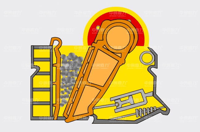 PE顎式破碎機工作原理