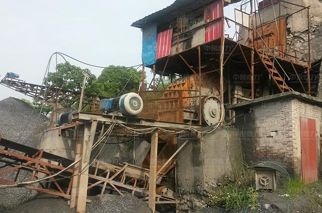 江西九江時產250-320噸石子廠生產線