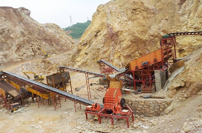 貴州商砼時產1000噸碎石機成套設備