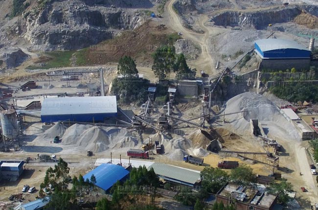 柳州祥云建材時產500噸石料生產線