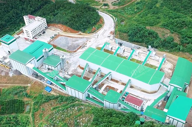 湖南常德時產700-1000噸石灰巖破碎制砂生產線