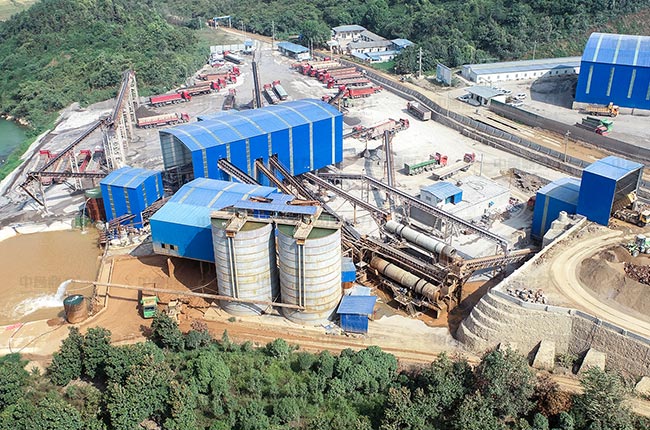 湖北荊門時產500-600噸水洗砂生產線
