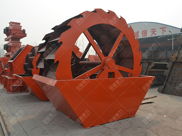 輪斗式洗砂機實拍圖展示