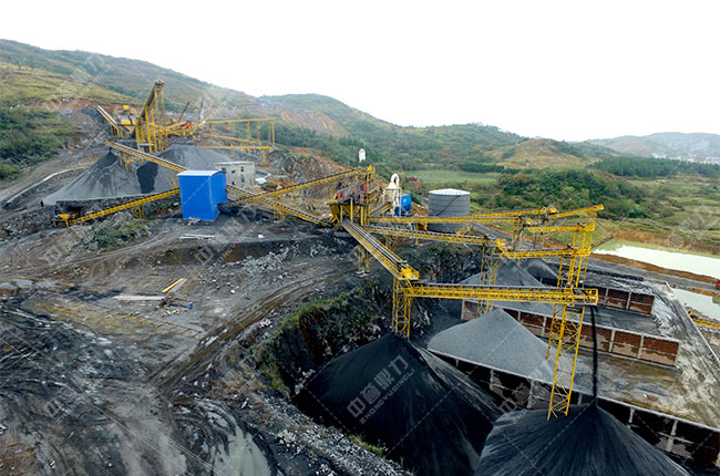 河卵石制砂機生產線