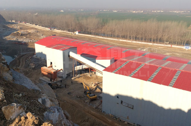 安徽雷鳴礦業(yè)王山窩時產(chǎn)1500噸破碎生產(chǎn)線