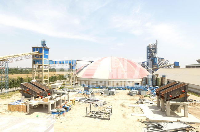 陜西富平水泥有限公司日產萬噸水泥生產線